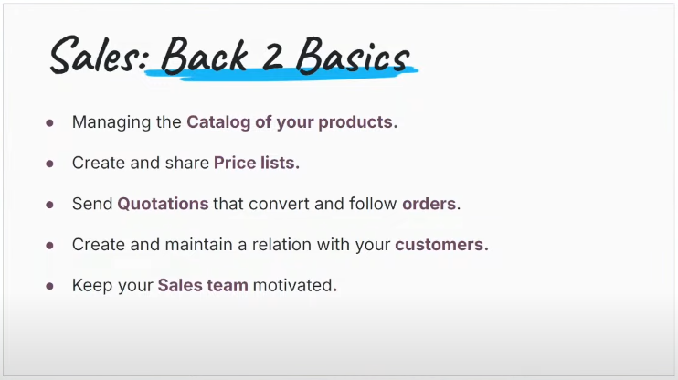 Sales Module