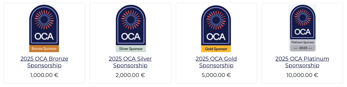 OCA Sponsorship