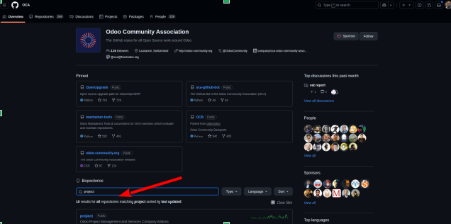 ค้นหาโมดูลจาก GitHub