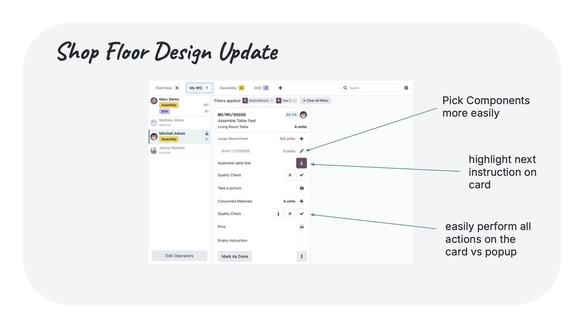 Odoo19 ​Manufacturing (MRP)